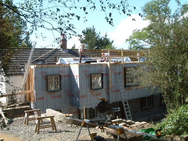 Construction of the new extension