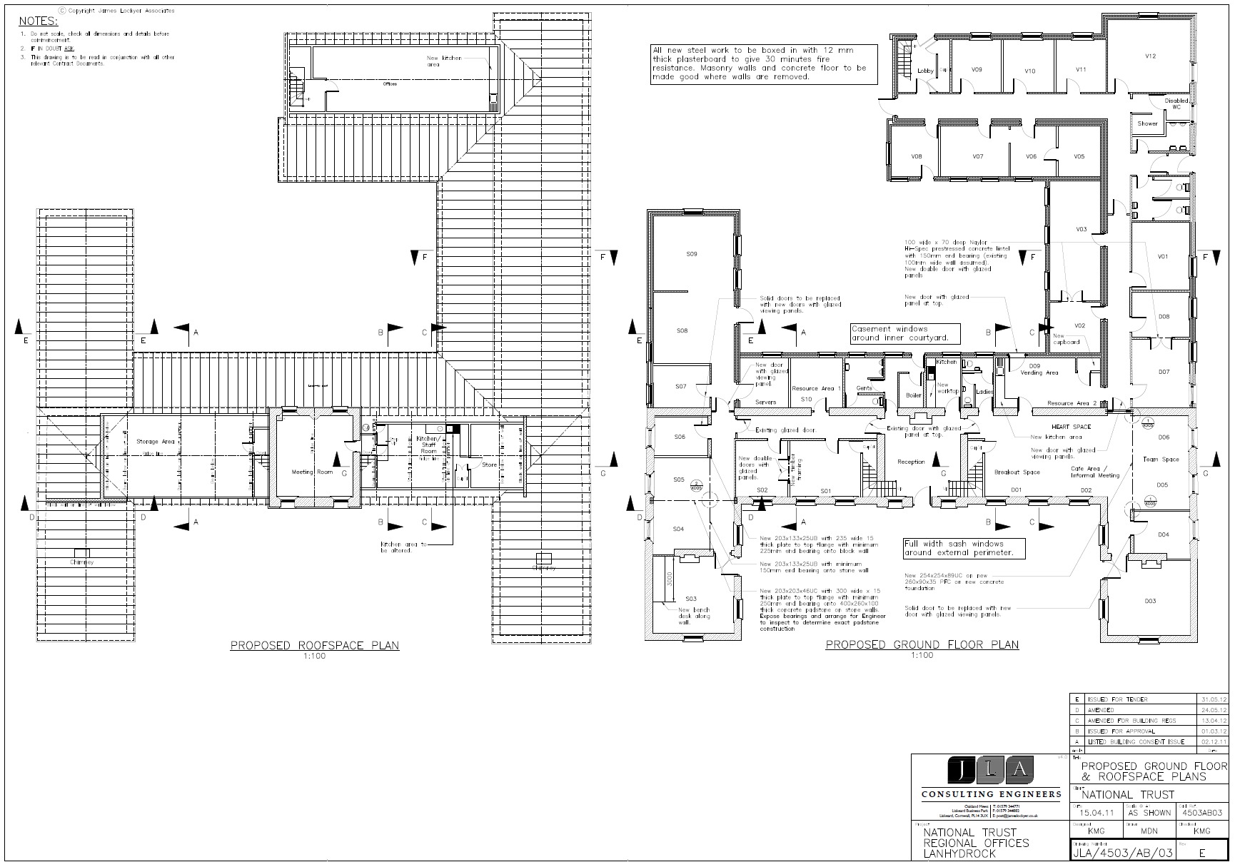 Layout plans