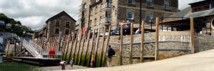 Looe Harbour Wall and Pontoon