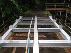 New steel frame structure
