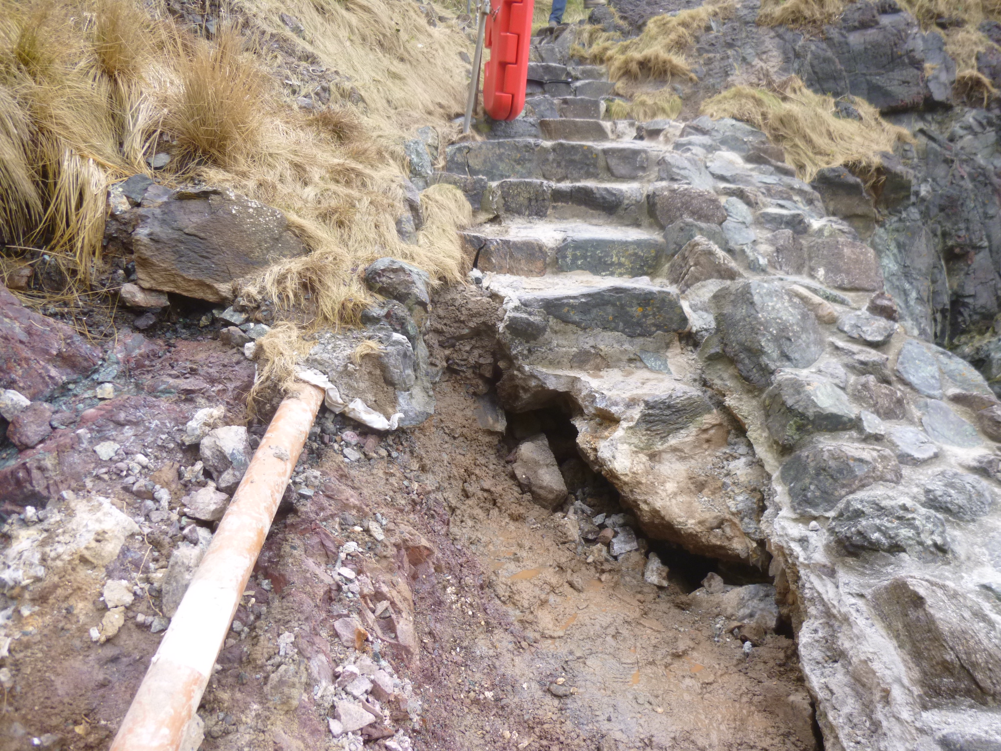 Storm Damaged Steps