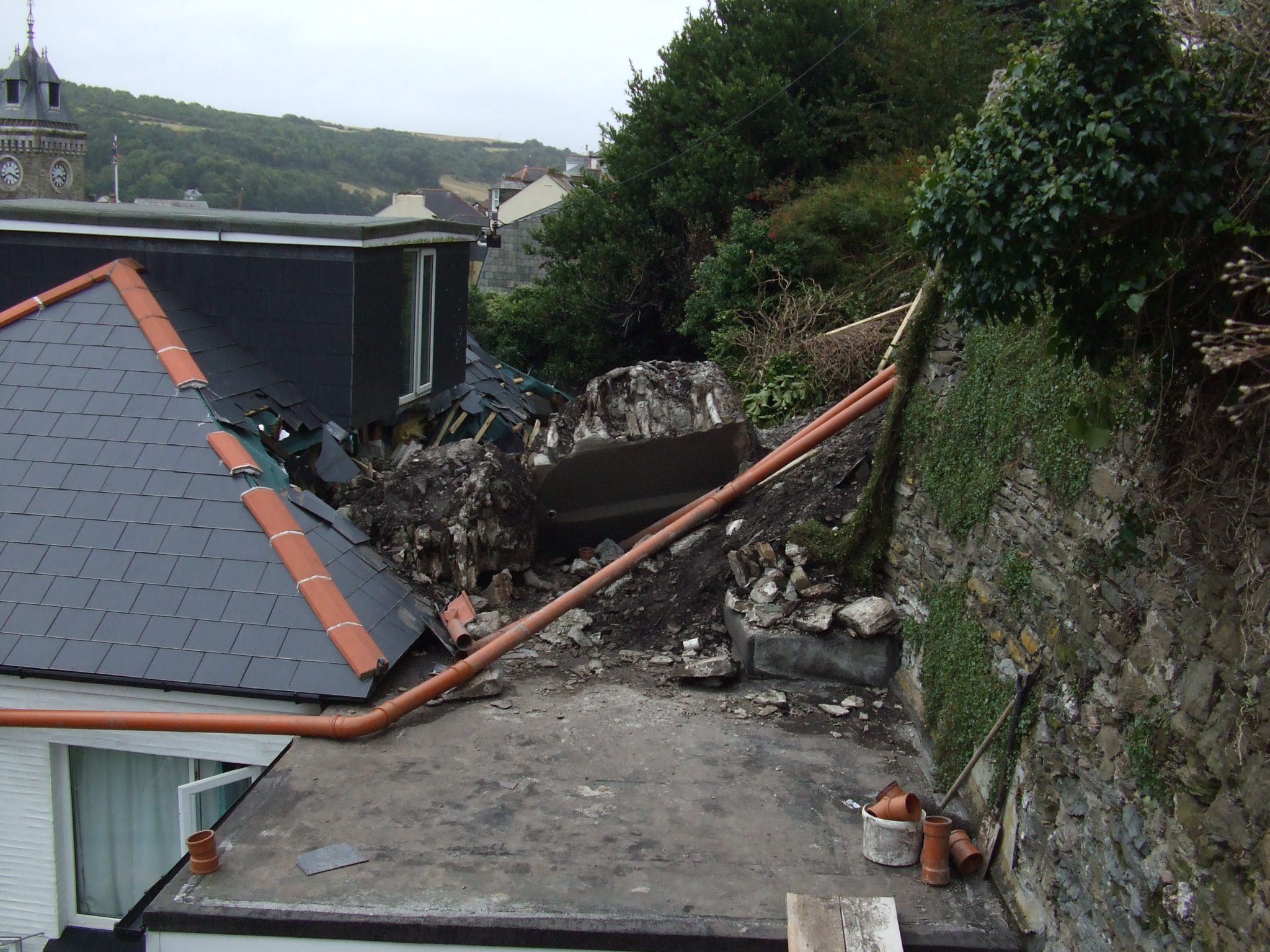 Retaining Wall Collapse