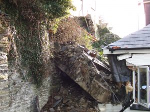 Retaining Wall Collapse